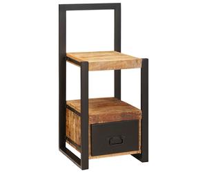 Valet Stand with Drawer with Shelf with Storage Clothing Organizer vidaXL