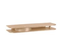 Valet Wall Shelf Light Oiled Oak