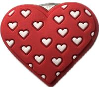 Valetines Day Heart with hearts LED Flashing light motion sensitive Shoe Charm for Crocs