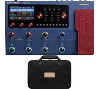 Valeton GP-200X Multi-Effects Electric Guitar Pedal + GPB-1 Gig Bag Bundle - Expression FX Loop MIDI I/O Amp Modeling IR Cabinets Artist Presets for Guitar/Bass
