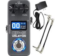 Valeton GP-5 Compact Multi-Effects Processor Pedal - SnapTone Plus IR Loader, 100+ Effects, Bluetooth, USB Audio Interface Built-In Chromatic Tuner Copy with Tonebird 9V Power Supply Patch Bundle