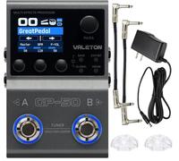 Valeton GP-50 SnapTone Multi-Effects Processor Pedal, IR Loader & Neural Amp Modeler, USB Interface, Drum Machine, Looper, Bluetooth, 100+ FX, Patches with Tonebird 9V Power Supply Patch Bundle