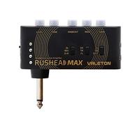 Valeton RH-100 Rushead Max - USB Chargable Portable Pocket Guitar Bass Headphone Amp Carry-On Bedroom Plug-In Multi-Effects