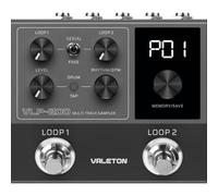Valeton VLP-200 Multi-Track Sampler - Two complete loopers and a variety of drum rhythm patterns