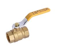 VALFLUIDS Full Port Forged Lead Free Brass Ball Valve With Female Thread NPT Connector,150 PSI WSP / 600 PSI WOG. (1 Inch)