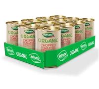 Valfrutta Organic Chopped 100% Italian Tinned Tomatoes 400g - 12 Tin Pack