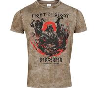 Valhalla is calling - No Fight No Glory - Nordic Warrior Fight For Glory T-Shirt brown L