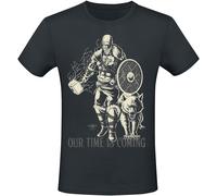 Valhalla is calling - No Fight No Glory - Nordic Warrior Our time is coming T-Shirt black L