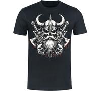 Valhalla is calling - No Fight No Glory - Nordic Warrior Viking Blood T-Shirt black M