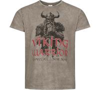 Valhalla is calling - No Fight No Glory - Nordic Warrior Viking Warrior T-shirt grey 3XL