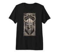 Valhalla Odin Thor Runes Viking Helmet Warrior Viking Premium T-Shirt