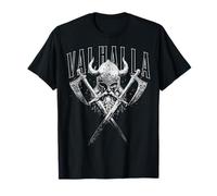 Valhalla Odin Thor Runes Viking Helmet Warrior Viking T-Shirt