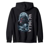 Valhalla Ravens Design - Mystical and Strong Zip Hoodie