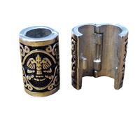 VALHALLA The EAGLE Hair Beads Opener Viking Beard Bead 316L Steel Silver Stainless Steel, Large