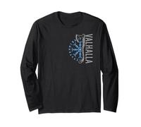 Valhalla Viking Axe Shirt - Norse Warrior Long Sleeve T-Shirt