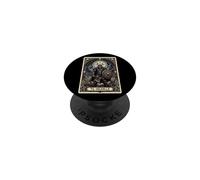 Valhalla Viking Norse Warrior Raven Rune Odin Tarot Card PopSockets Adhesive PopGrip