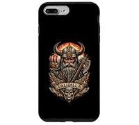Valhalla Viking Warrior Skull Norse Mythology T-Shirt Case for iPhone 7 Plus/8 Plus