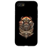 Valhalla Viking Warrior Skull Norse Mythology T-Shirt Case for iPhone SE (2020) / 7/8
