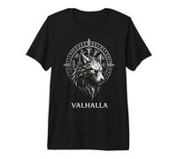 Valhalla Viking Wolf Norse Mythology Warrior Odin Premium T-Shirt