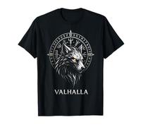 Valhalla Viking Wolf Norse Mythology Warrior Odin T-Shirt