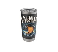 Valhalla Vikings for a Viking Lover Stainless Steel Insulated Tumbler