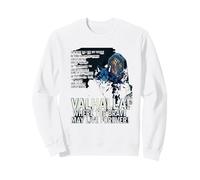 Valhalla Where the Brave May Live Forever Viking Wolf Sweatshirt
