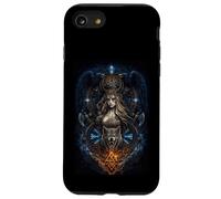Valhalla Wolf Wolves Freya Runes Hugin & Munin Viking Case for iPhone SE (2020) / 7/8