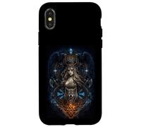 Valhalla Wolf Wolves Freya Runes Hugin & Munin Viking Case for iPhone X/XS