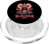 Valhalloween Awaits - Valhalla Viking Dragon PopSockets PopGrip for MagSafe