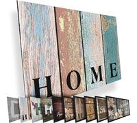 Valia Home Floor Mat Dirt Trap Mat for Indoor and Outdoor Use - Doormat - Non-Slip Clean Step Mat - Front Door Shoe Scraper - Home Design 60 x 80 cm (Home 1)