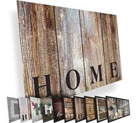 Valia Home Floor Mat Dirt Trap Mat for Indoor and Outdoor Use - Doormat - Non-Slip Clean Step Mat - Front Door Shoe Scraper - Home Design 40 x 60 cm (Home 1)