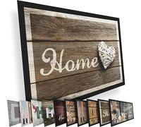 Valia Home Floor Mat Dirt Trap Mat for Indoor and Outdoor Use - Doormat - Non-Slip Clean Step Mat - Front Door Shoe Scraper - Home Design 40 x 60 cm (Home 1)