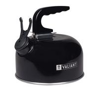 Valiant FIR559 1L Portable Camping Whistling Kettle-Black, Aluminium, 1 Liter