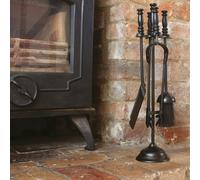 Valiant 5-Piece Fireside Tools Companion Set, Black