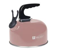 Valiant 1L Portable Camping Whistling Kettle - Pink
