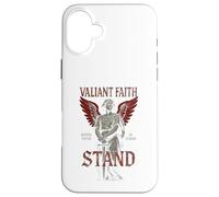 Valiant Faith Christian Edgy Y2K 90s Urban Streetwear Grunge Case for iPhone 16 Plus