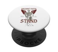 Valiant Faith Christian Edgy Y2K 90s Urban Streetwear Grunge PopSockets Adhesive PopGrip