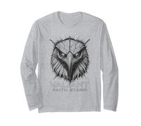 Valiant Faith Stand Eagle Christian Courage Strength Urban Long Sleeve T-Shirt