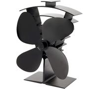 VALIANT (FIR361) Premium IV 4-Blade Heat Powered Log Burner & Stove Fan,...