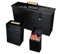 Valiant Ash and Pellet Storage Carrier Case, Firelighter Organiser and Match Tidy - Valiant Ash and Pellet Storage Carry Case, Firelighter Box and Match Tidy
