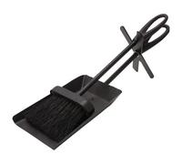 Valiant Fireside Ash Brush & Shovel Hearth Tidy Set | 38 cm Cast Iron Handles | Durable Fireplace, Stove, BBQ & Fire Pit Cleaning Tools