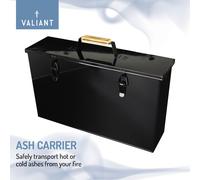Valiant Fireside Ash Carrier - Black