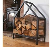 Fireside Log Storage House Valiant Black One Size