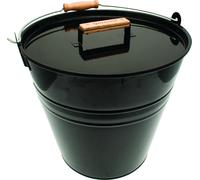 Valiant Fireside Metal Storage Containers for Matches, Lighters, Kindling & Coal
