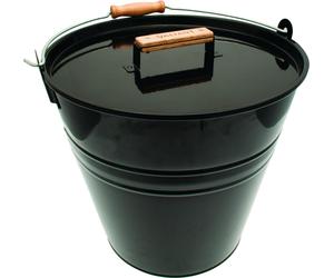 Valiant Fireside Metal Storage Containers for Matches, Lighters, Kindling & Coal