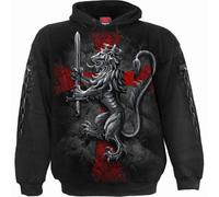 Valiant Hoodie Spiral Direct Black S