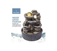 Valiant Table Top Water Feature - Indoor Table Top Water Feature with Spinning Glass Sphere