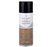 Valiant Matt Black Stove Paint Spray 400ml - Matte Black Spray Paint
