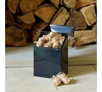 Valiant Metal Firelighter And Pellet Storage Box Container