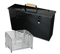 Valiant Pellet Burner Basket Box and Ash or Pellet Storage Carrier Case - Valiant Pellet Burner Basket Box and Ash and Pellet Carrier Case